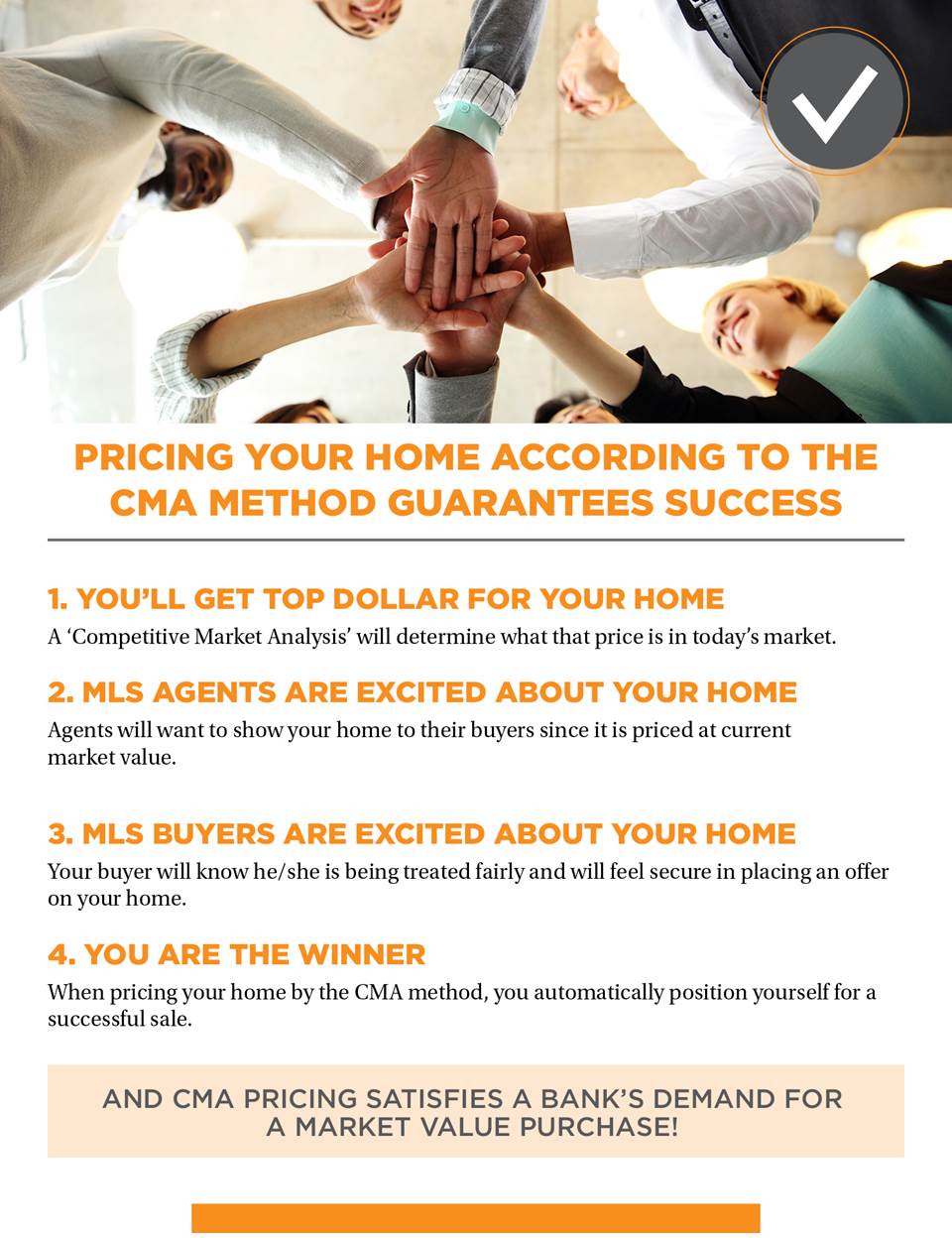 Pricing Your Home According to the CMA Method Guarantees Success