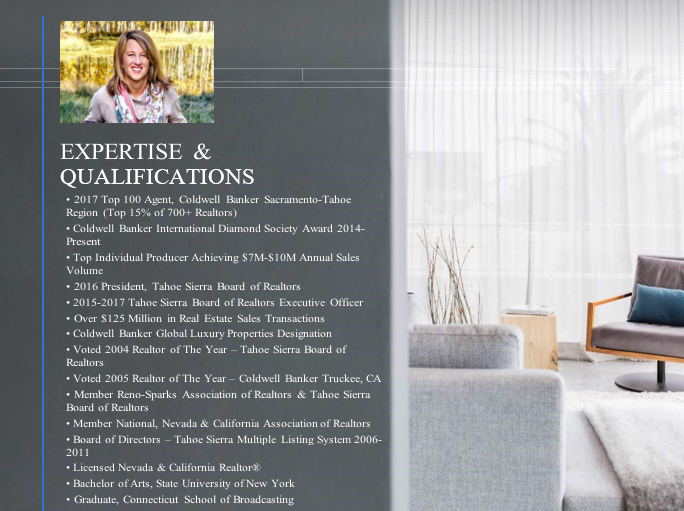 Ellen Grace Smith, Coldwell Banker Select Real Estate, Reno, Sparks